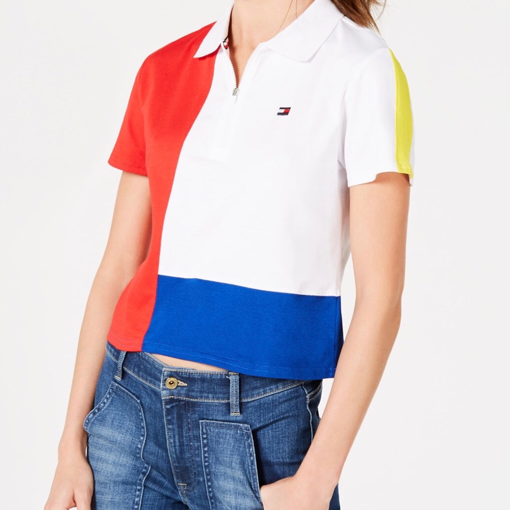🌸Tommy Hilfiger Sport Colorbloked Polo Shirt🌸